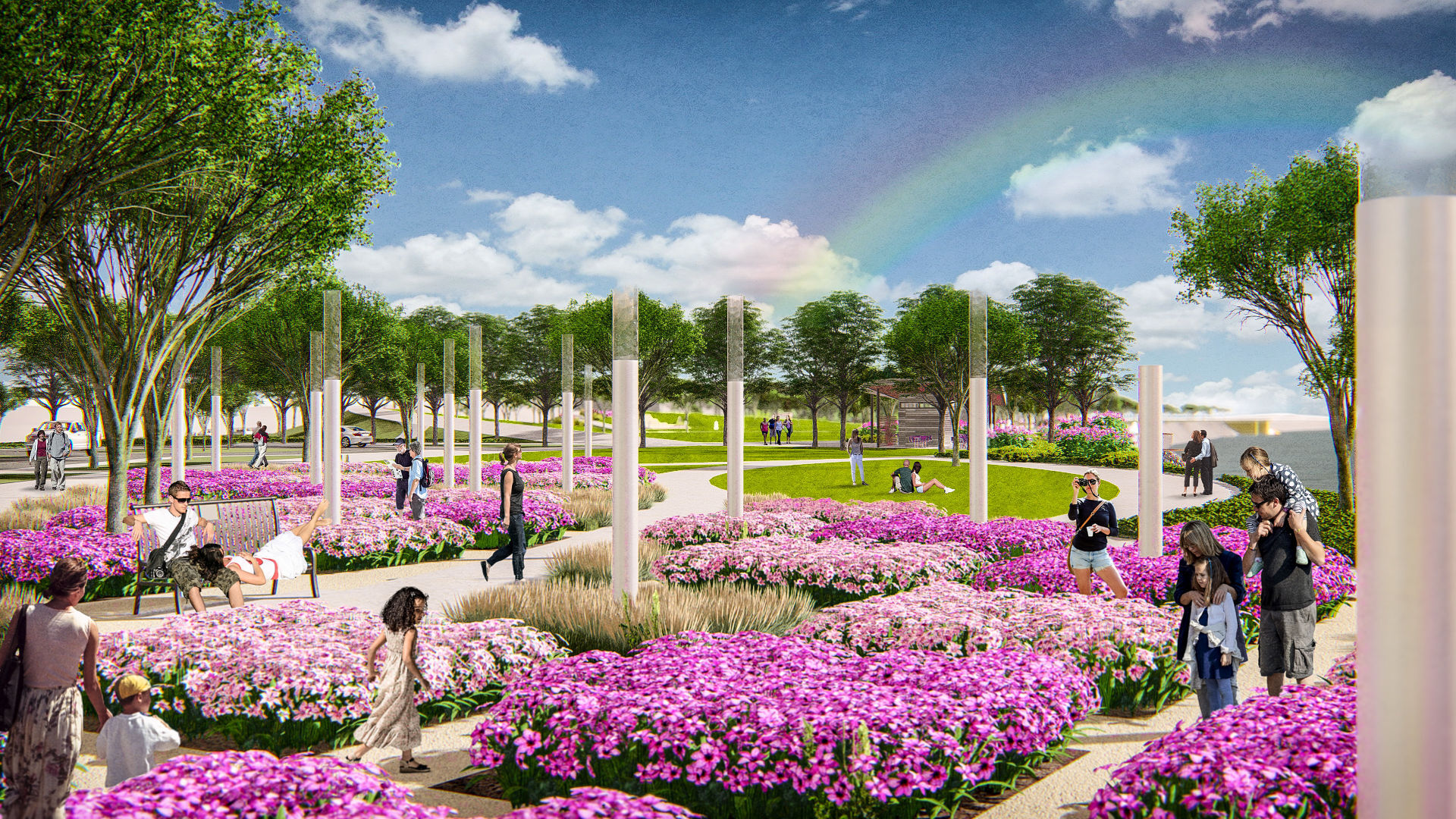Missouri River riverfront redevelopment rendering